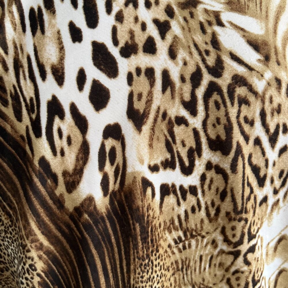 Animal Print Ruffled Tank - Picture 5 of 7